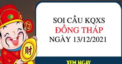 Soi cầu xổ số Đồng Tháp ngày 13/12/2021