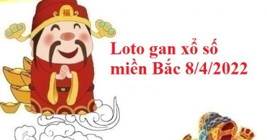 Loto gan xổ số miền Bắc 8/4/2022