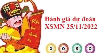 Đánh giá dự đoán XSMN 25/11/2022