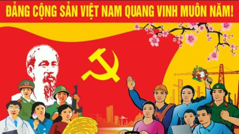 Chào mừng Đảng Cộng Sản Việt Nam