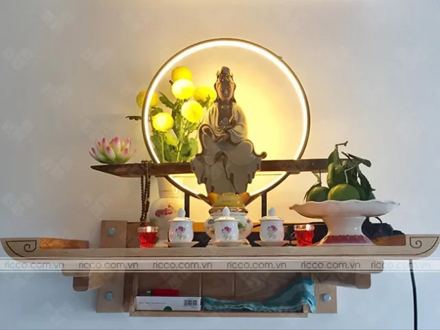Bàn thờ Phật Quan Âm gồm những gì?
