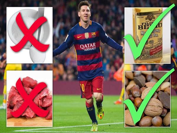 Chế độ ăn khoa học của Messi