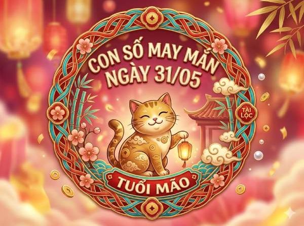 Tham khảo con số may mắn ngày 31/05/2026 Tuổi Mão theo Kinh Dịch