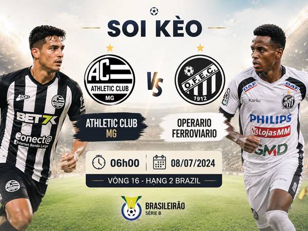 Soi kèo Athletic Club với Operario Ferroviario, 06h00 ngày 08/07